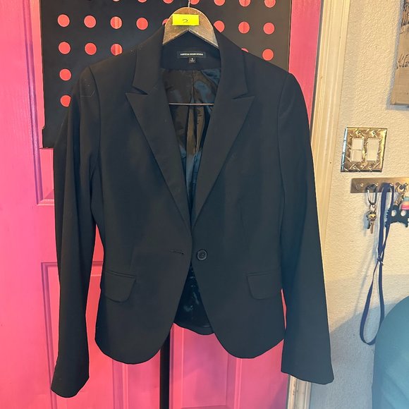 Express- Women's blazer. Black. - Picture 1 of 3